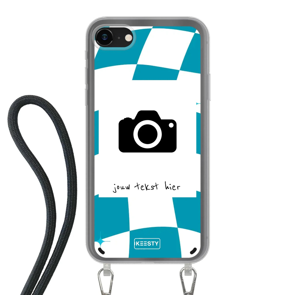 Apple iPhone SE 2020: SE 2022 Crossbody case (back printed, transparent)