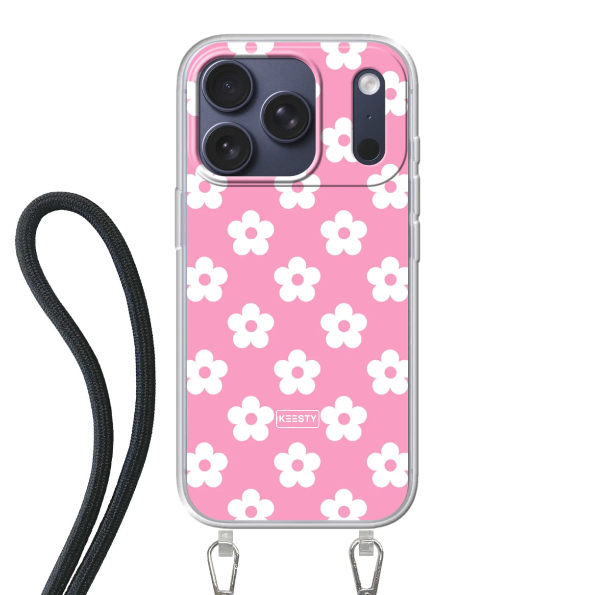 Apple iPhone 17 Pro Crossbody case (back printed, transparent)