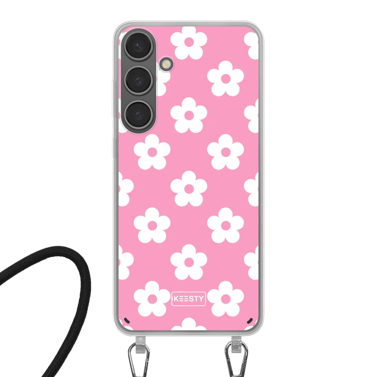 Samsung Galaxy S24 Plus Crossbody case (back printed, transparent)