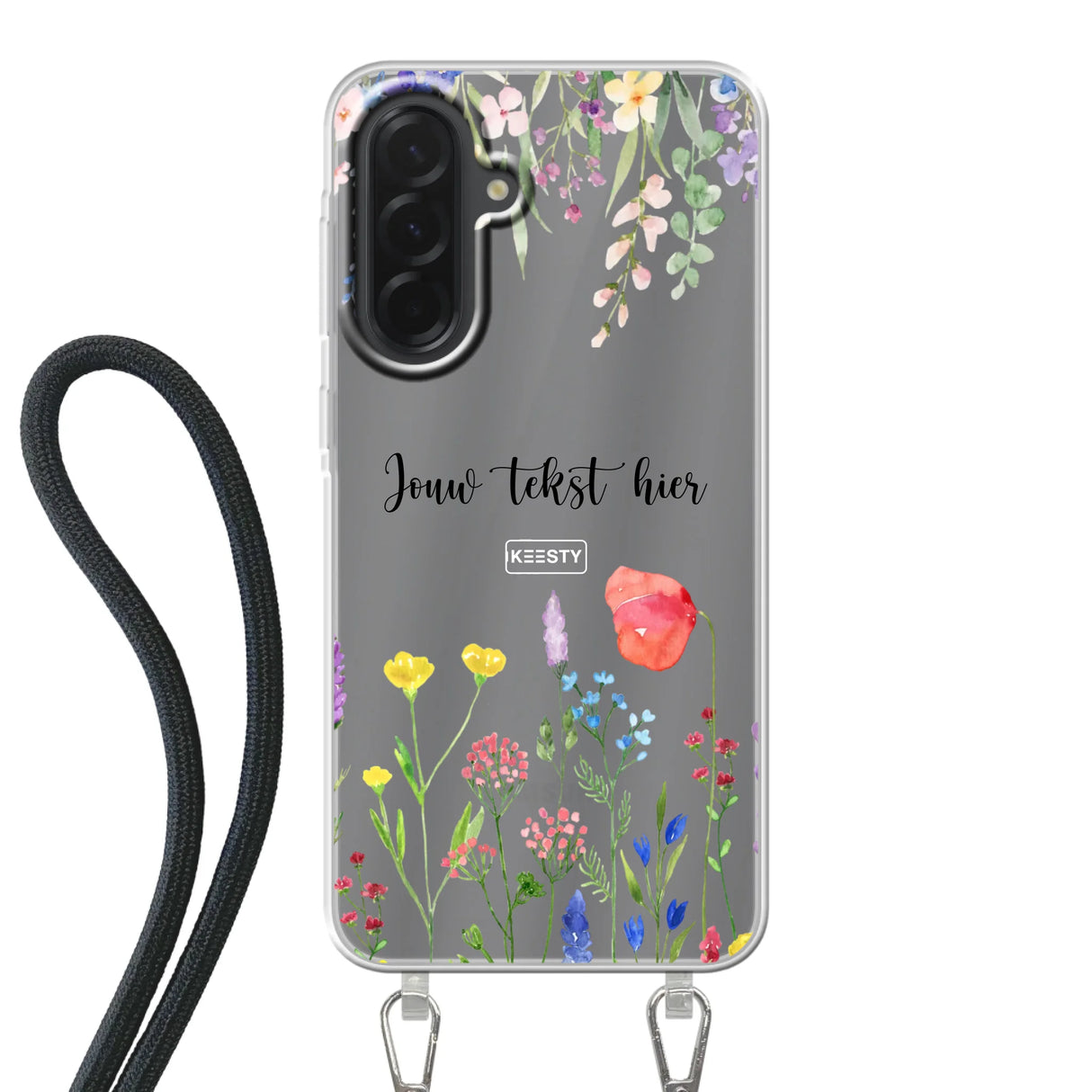 Floral °2 - Fabriquer une coque de téléphone - Coque avec cordon