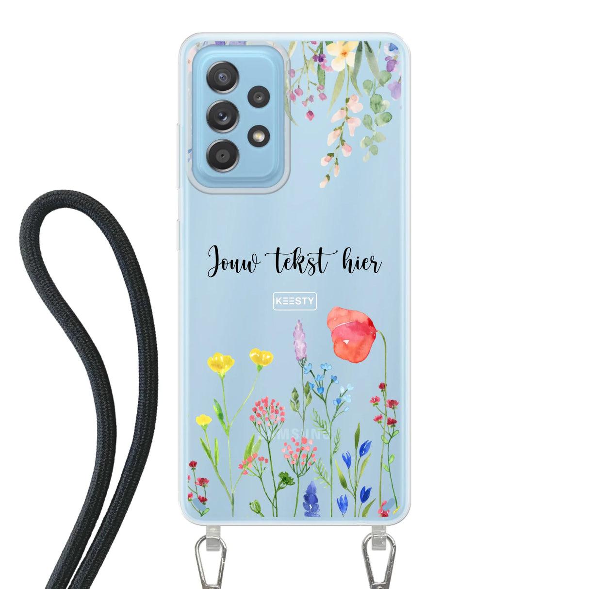 Floral °2 - Fabriquer une coque de téléphone - Coque avec cordon