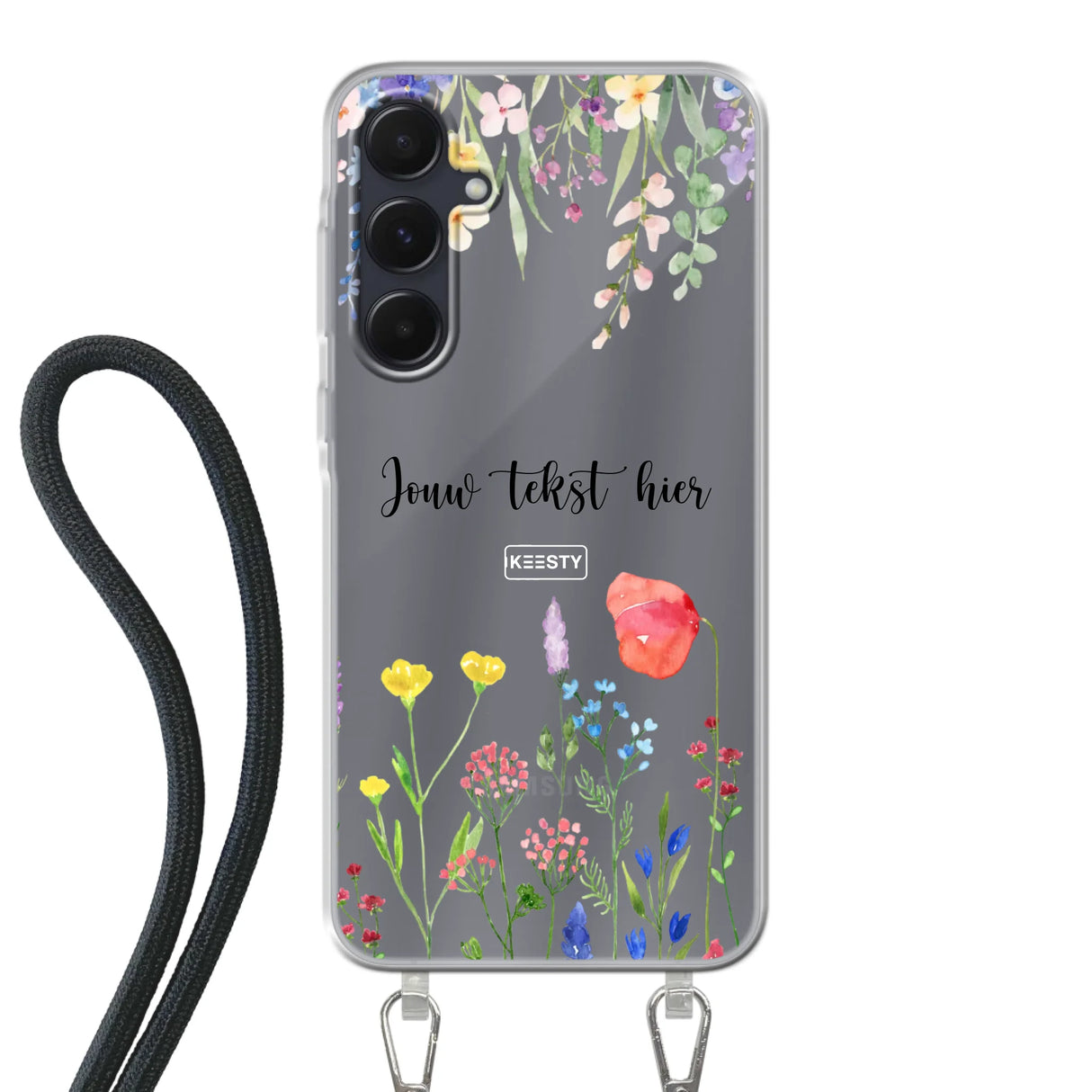 Floral °2 - Fabriquer une coque de téléphone - Coque avec cordon