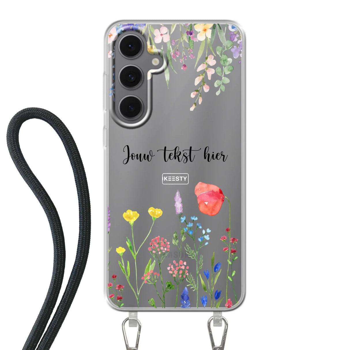 Floral °2 - Fabriquer une coque de téléphone - Coque avec cordon
