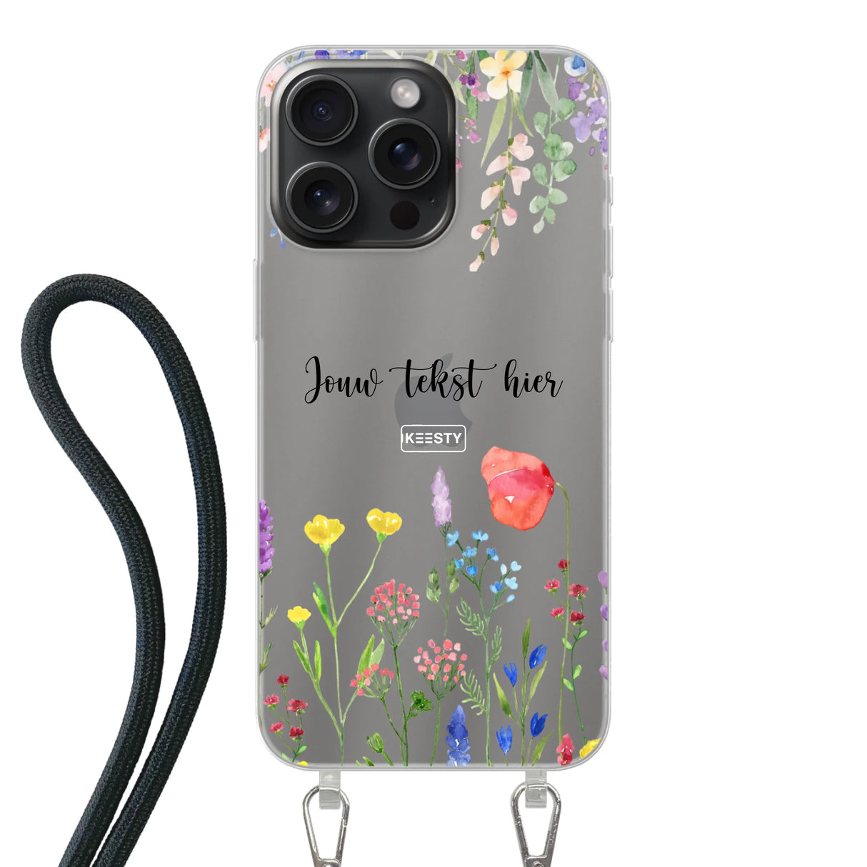 Floral °2 - Fabriquer une coque de téléphone - Coque avec cordon