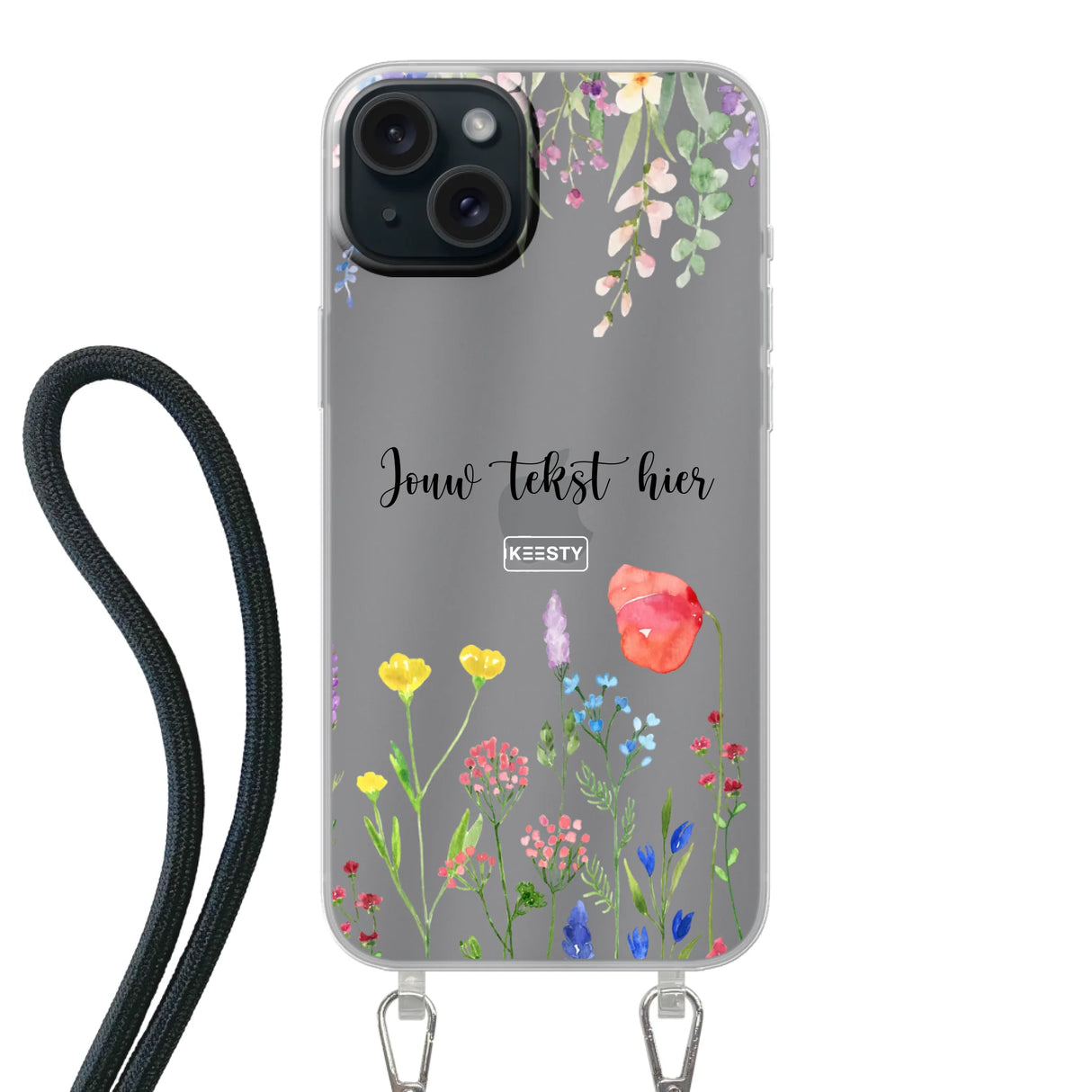 Floral °2 - Fabriquer une coque de téléphone - Coque avec cordon