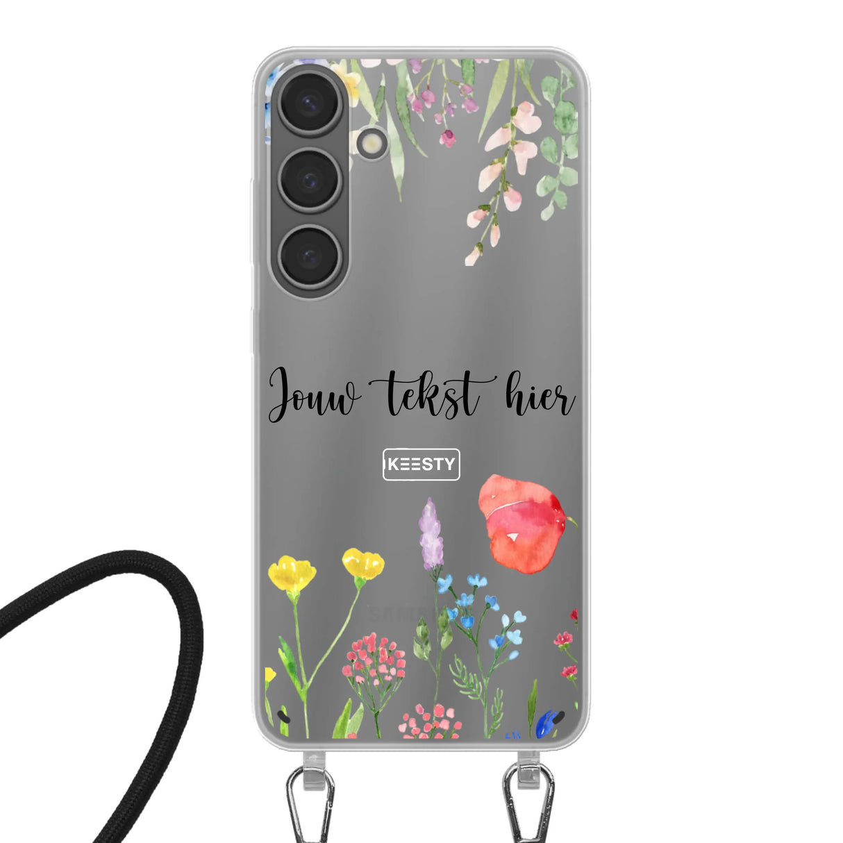 Floral °2 - Fabriquer une coque de téléphone - Coque avec cordon