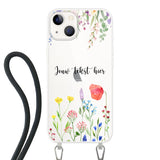 Floral °2 - Fabriquer une coque de téléphone - Coque avec cordon