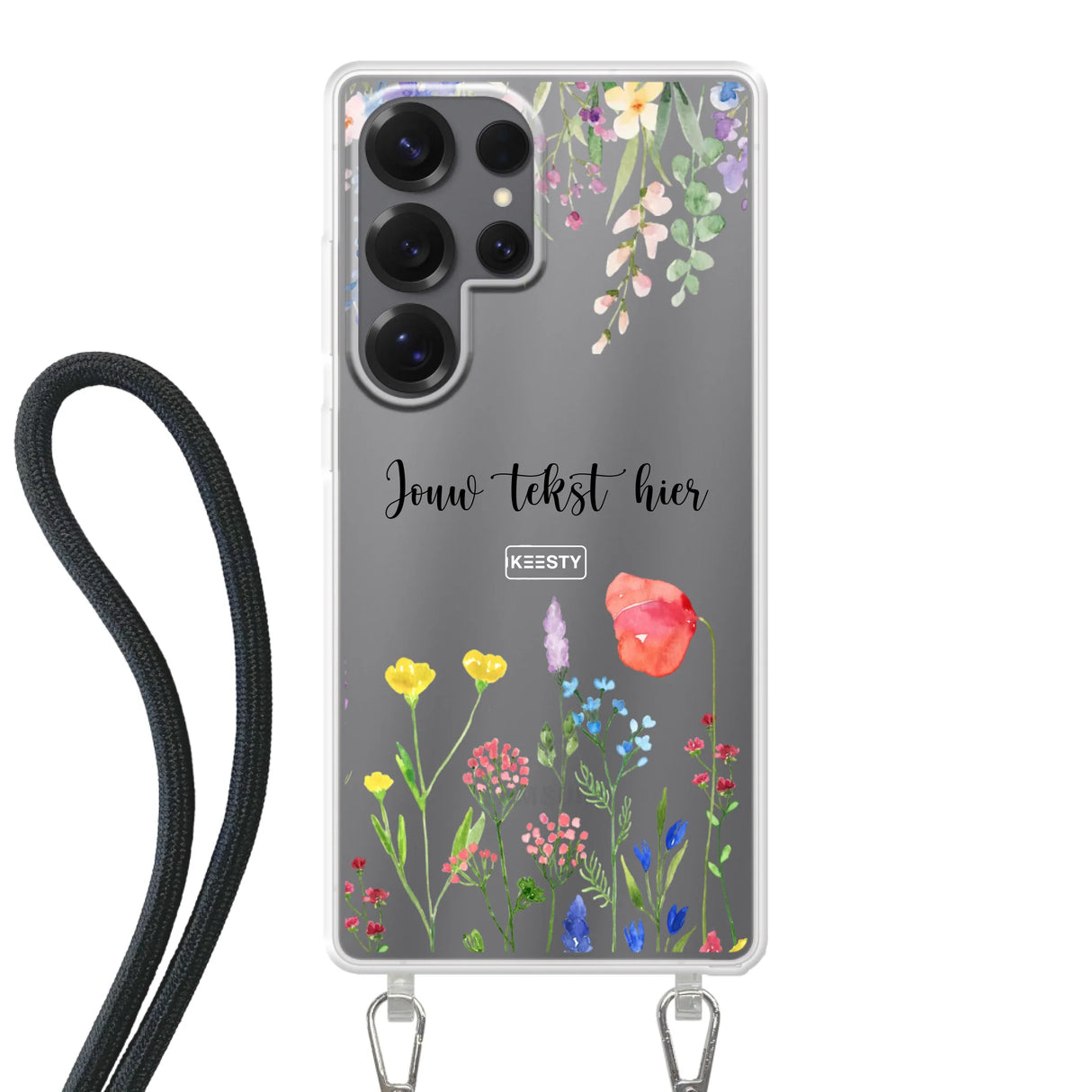 Floral °2 - Fabriquer une coque de téléphone - Coque avec cordon