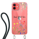 Floral °2 - Fabriquer une coque de téléphone - Coque avec cordon