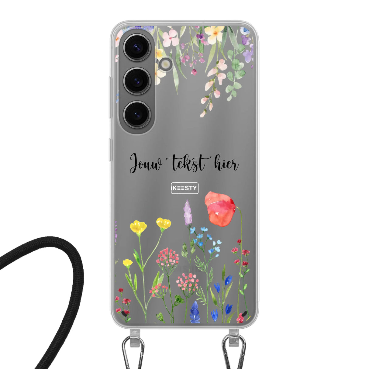Floral °2 - Fabriquer une coque de téléphone - Coque avec cordon