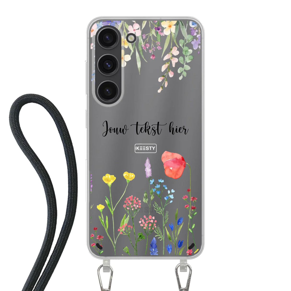 Floral °2 - Fabriquer une coque de téléphone - Coque avec cordon