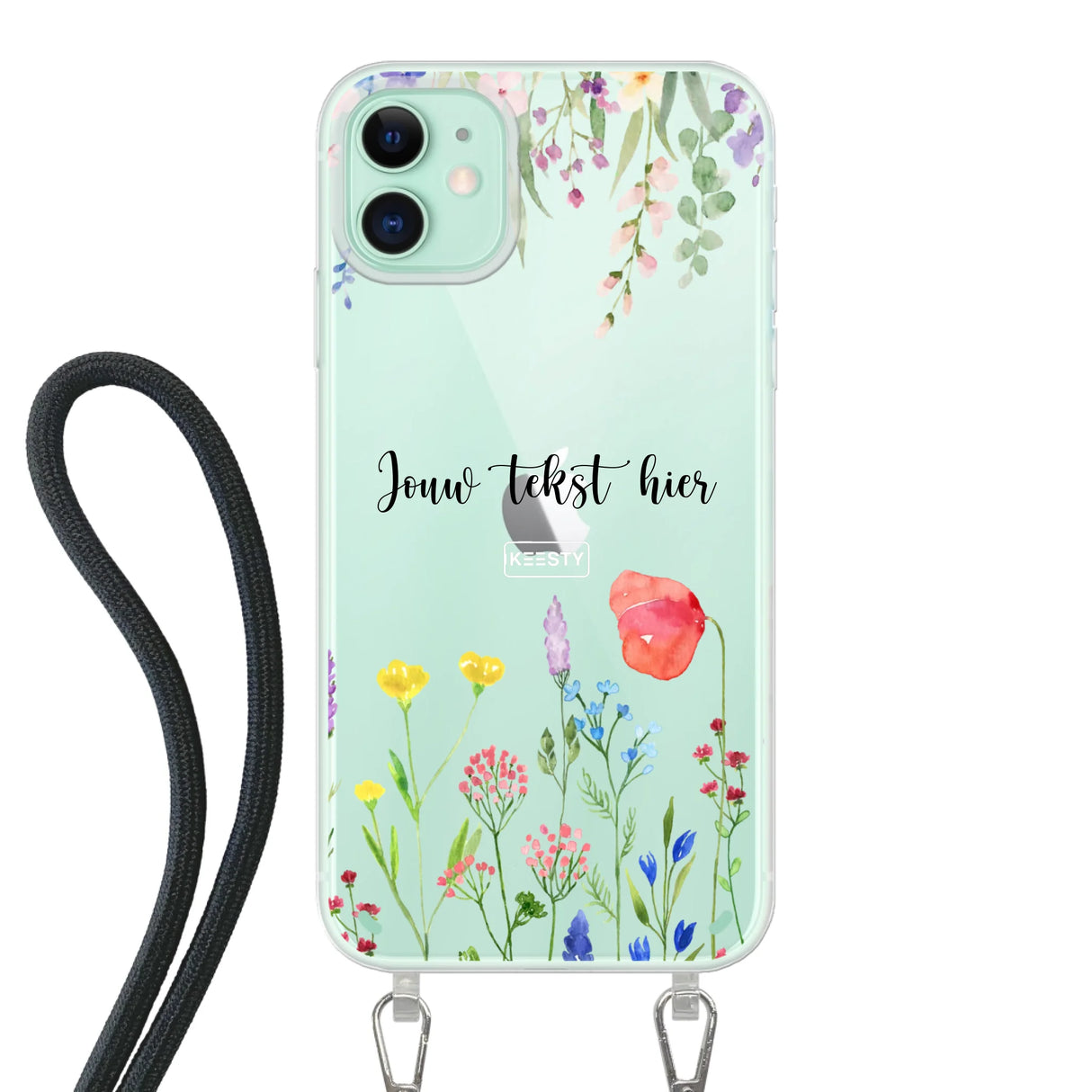 Floral °2 - Fabriquer une coque de téléphone - Coque avec cordon