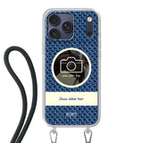 Apple iPhone 17 Pro Max Crossbody case (back printed, transparent)