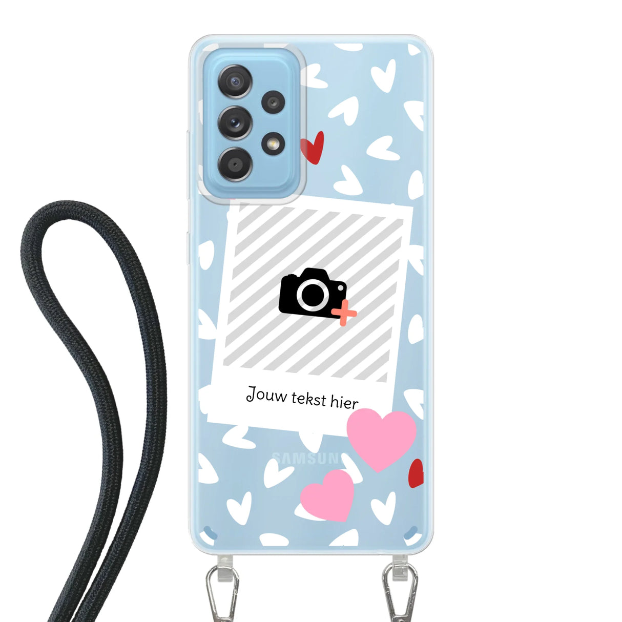 Hearts & Foto - Telefoonhoesje Met Foto