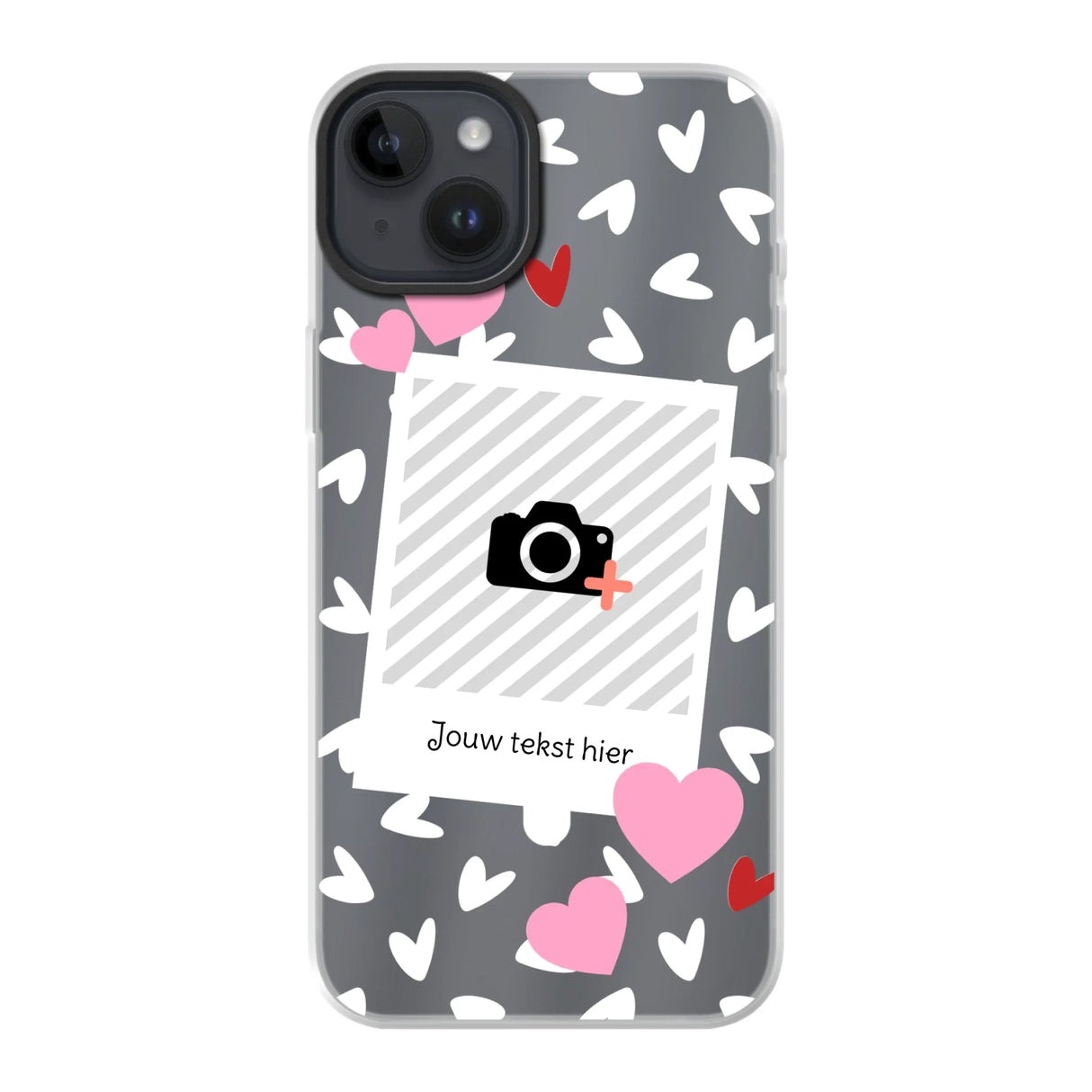 Hearts & Foto - Telefoonhoesje Met Foto