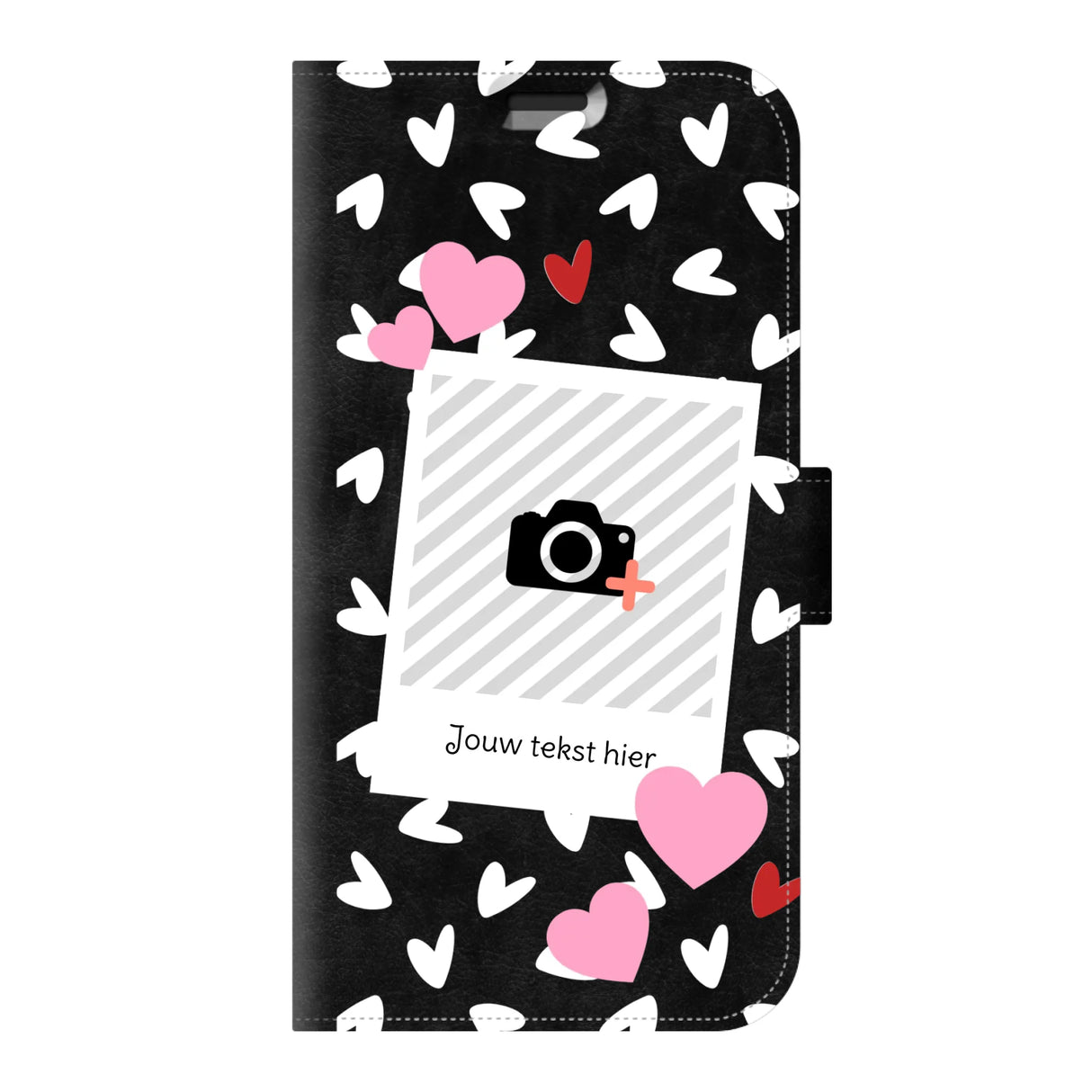 Hearts & Foto - Telefoonhoesje Met Foto