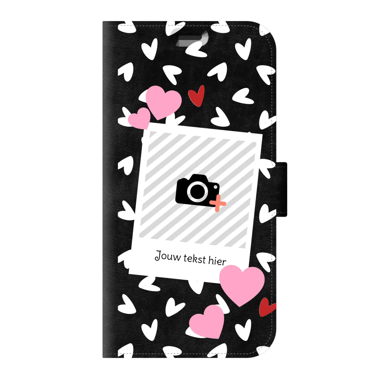 Hearts & Foto - Telefoonhoesje Met Foto