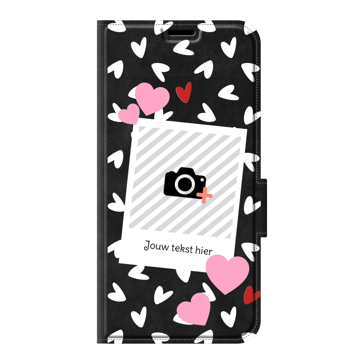 Hearts & Foto - Telefoonhoesje Met Foto