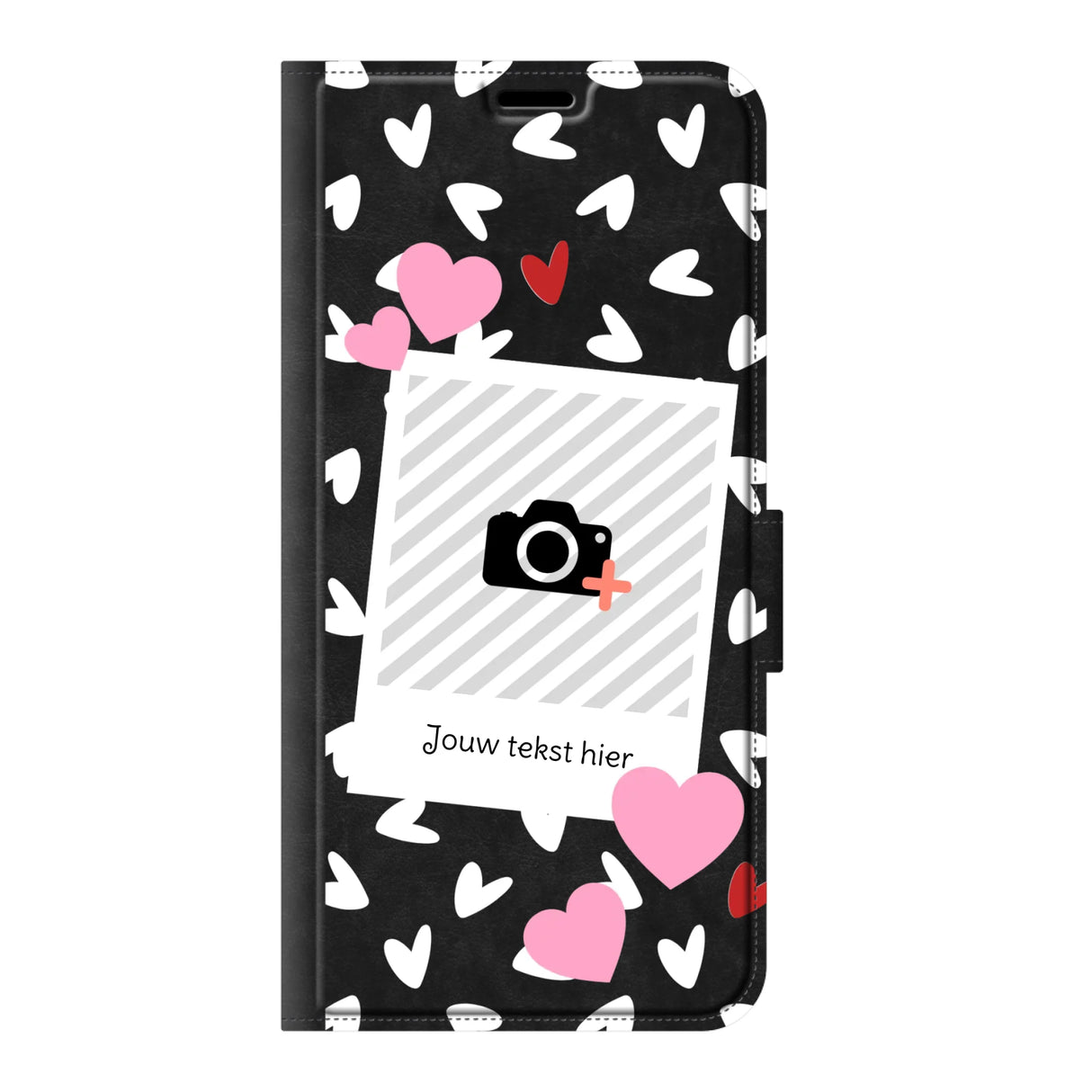 Hearts & Foto - Telefoonhoesje Met Foto