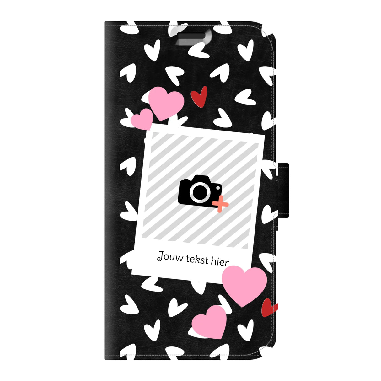 Hearts & Foto - Telefoonhoesje Met Foto