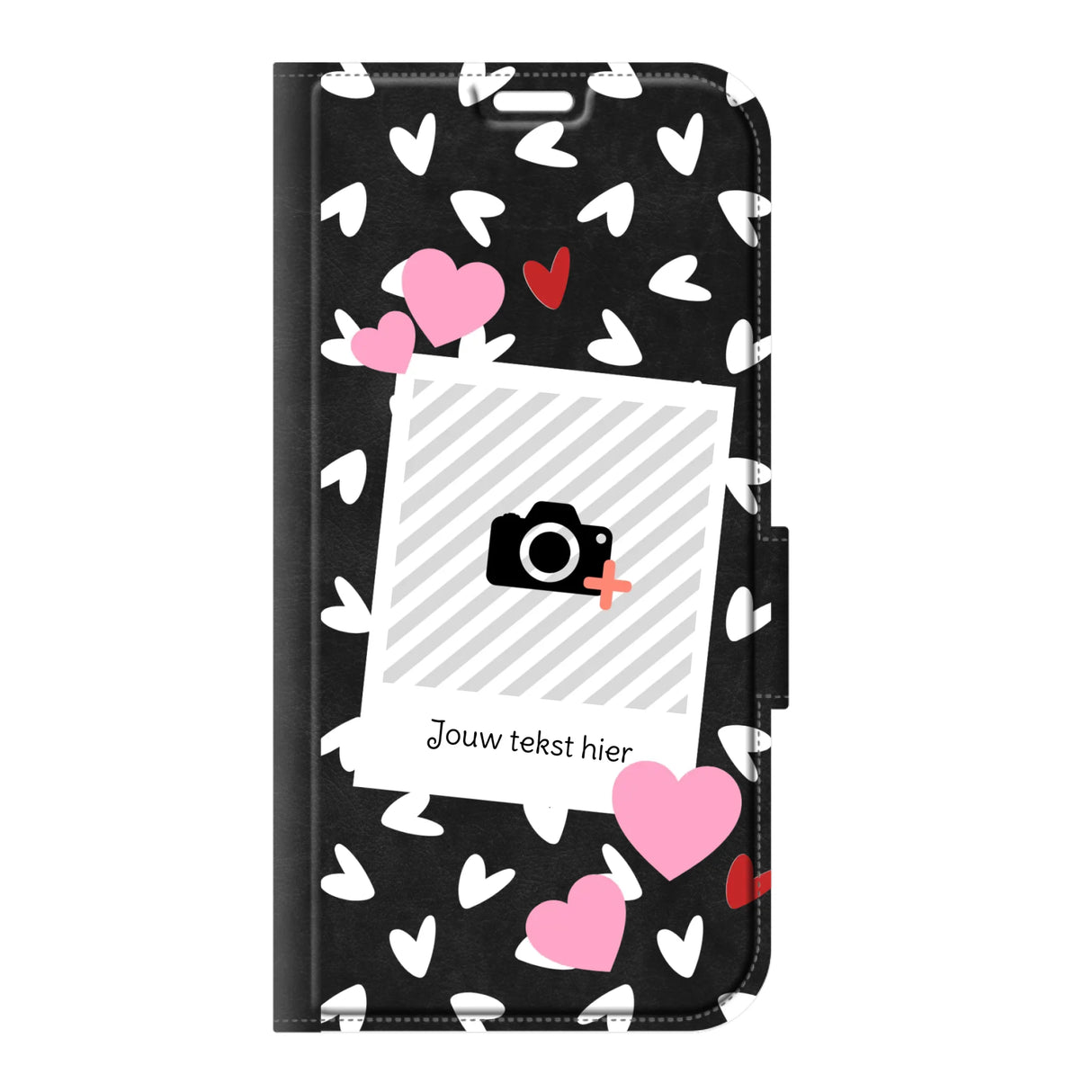 Hearts & Foto - Telefoonhoesje Met Foto