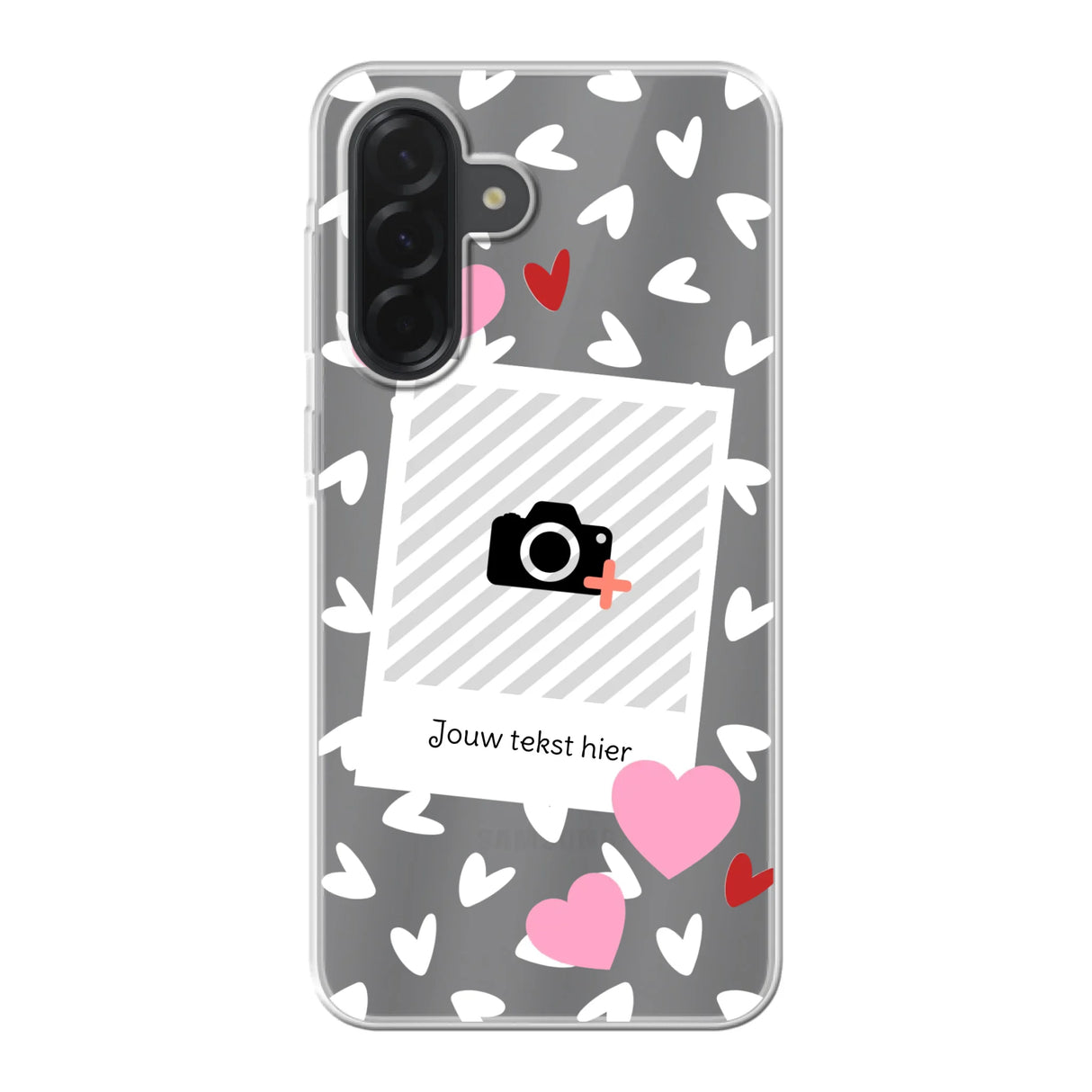 Hearts & Foto - Telefoonhoesje Met Foto