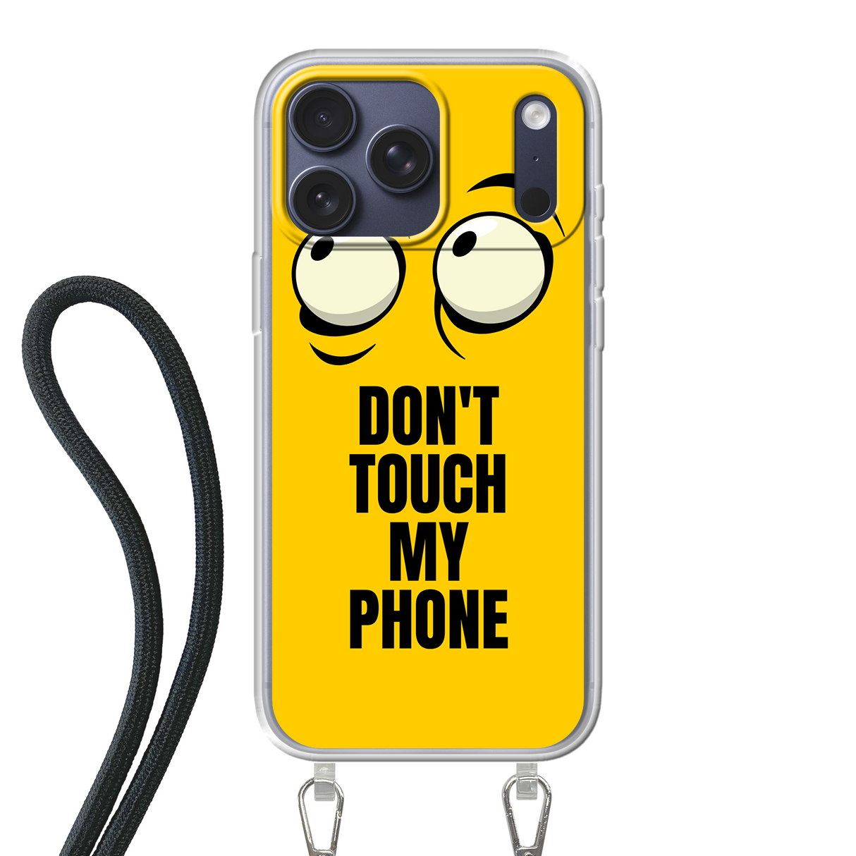 Ne touchez pas à mon téléphone - Étui avec cordon