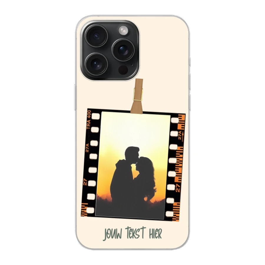 Filmrol °1 - Hoesje Maken - Soft hoesje - iPhone 15 Plus