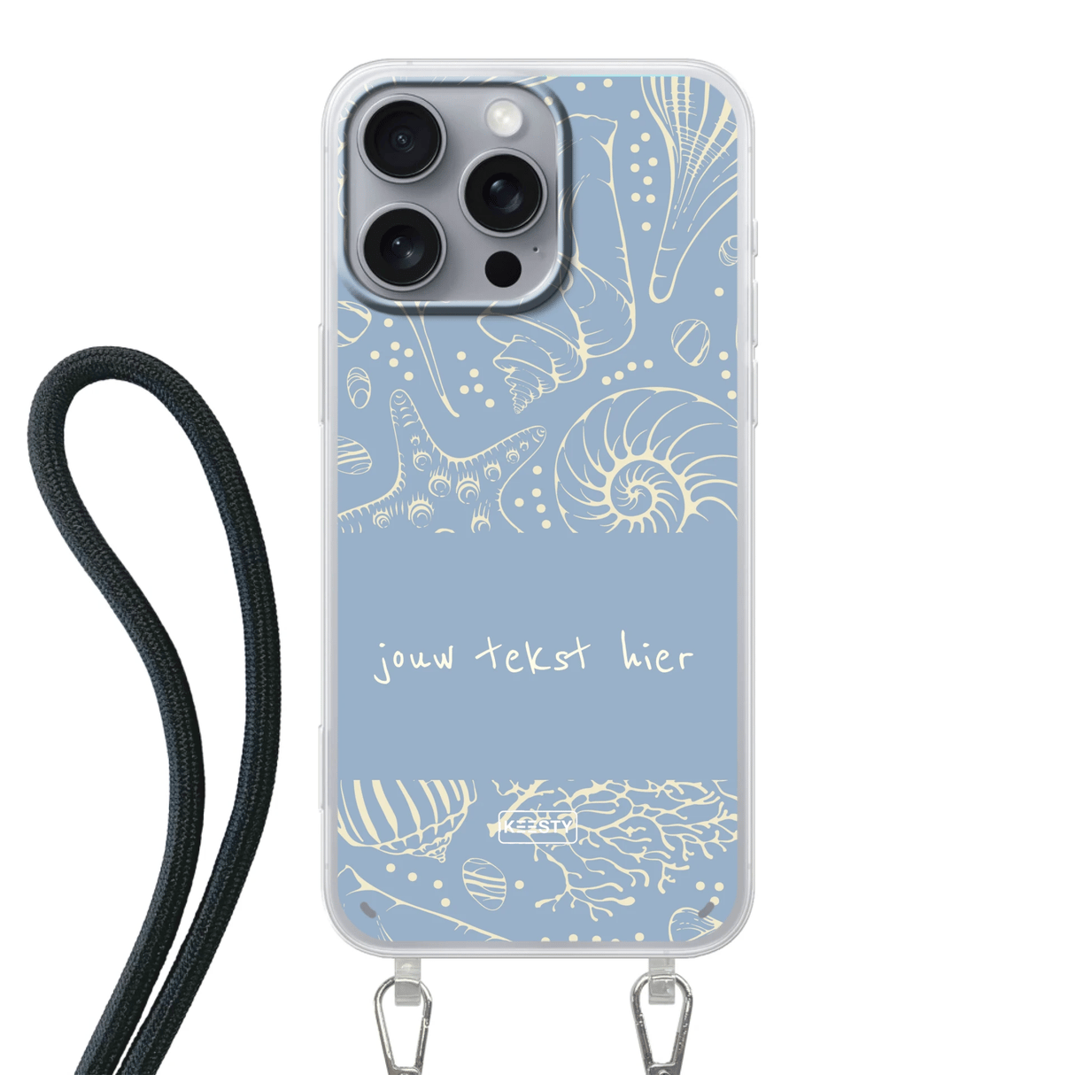 Telefoonhoesje maken koord seashells
