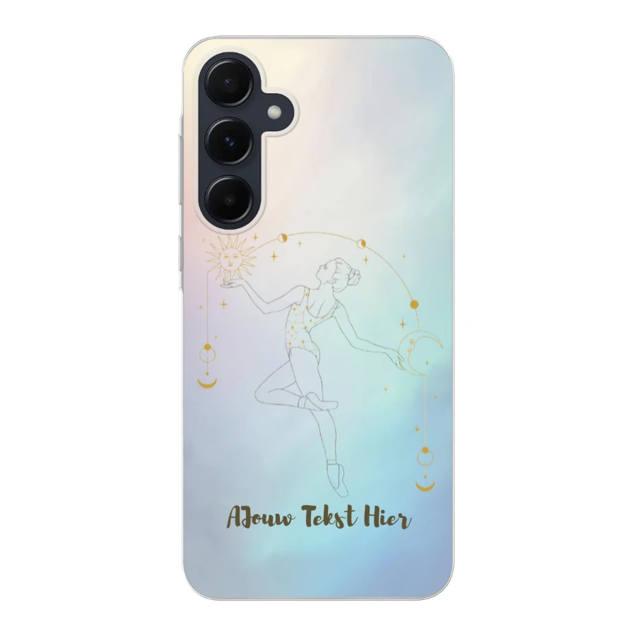 Étoiles et Lune - Coque souple pour Samsung A55