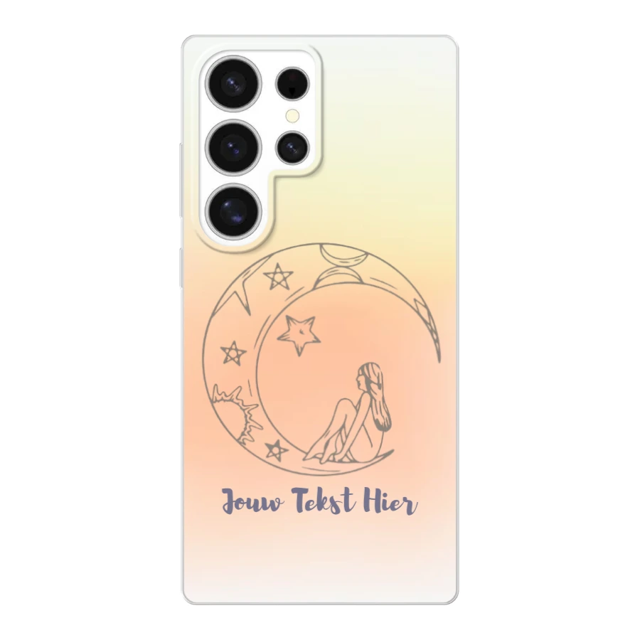 Étoiles et Lune - Coque souple pour Samsung S25 Ultra