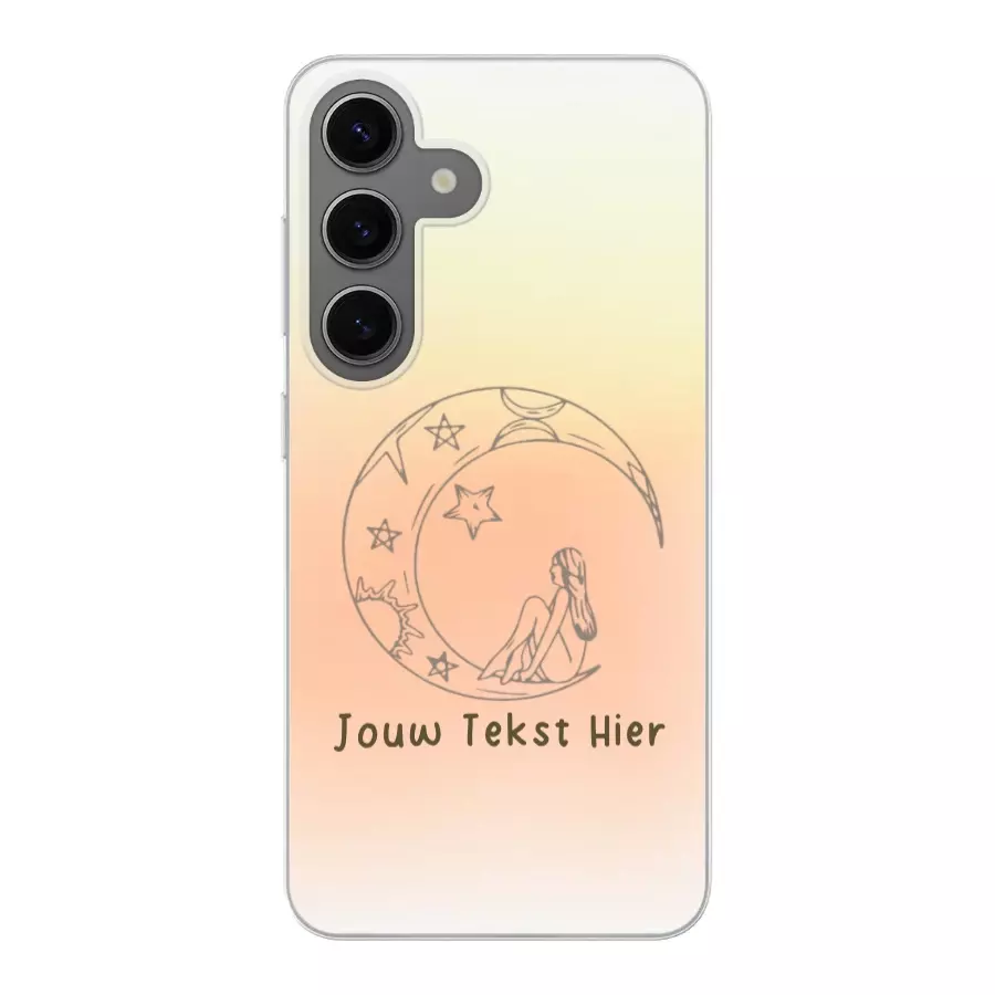 Étoiles et Lune - Coque souple pour Samsung S24