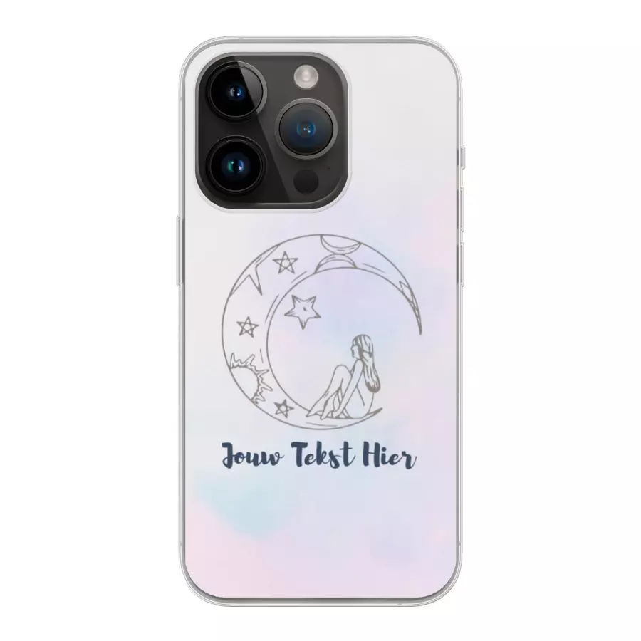 Étoiles et Lune - Case Maker - Coque souple - iPhone 14 Pro
