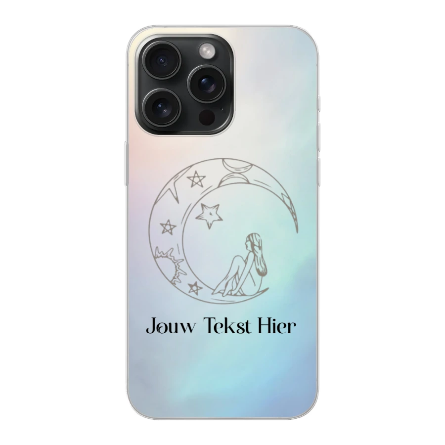 Étoiles et Lune - Case Maker - Coque souple - iPhone 15 Plus