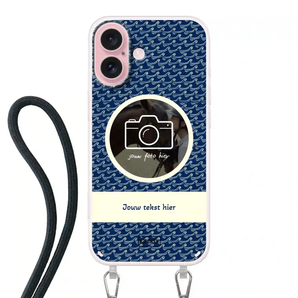 Telefoonhoesje ontwerpen koord waves 1 Apple iPhone 11