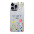 Telefoonhoesje Maken Soft Bloemen 2 iPhone 16 Pro Max