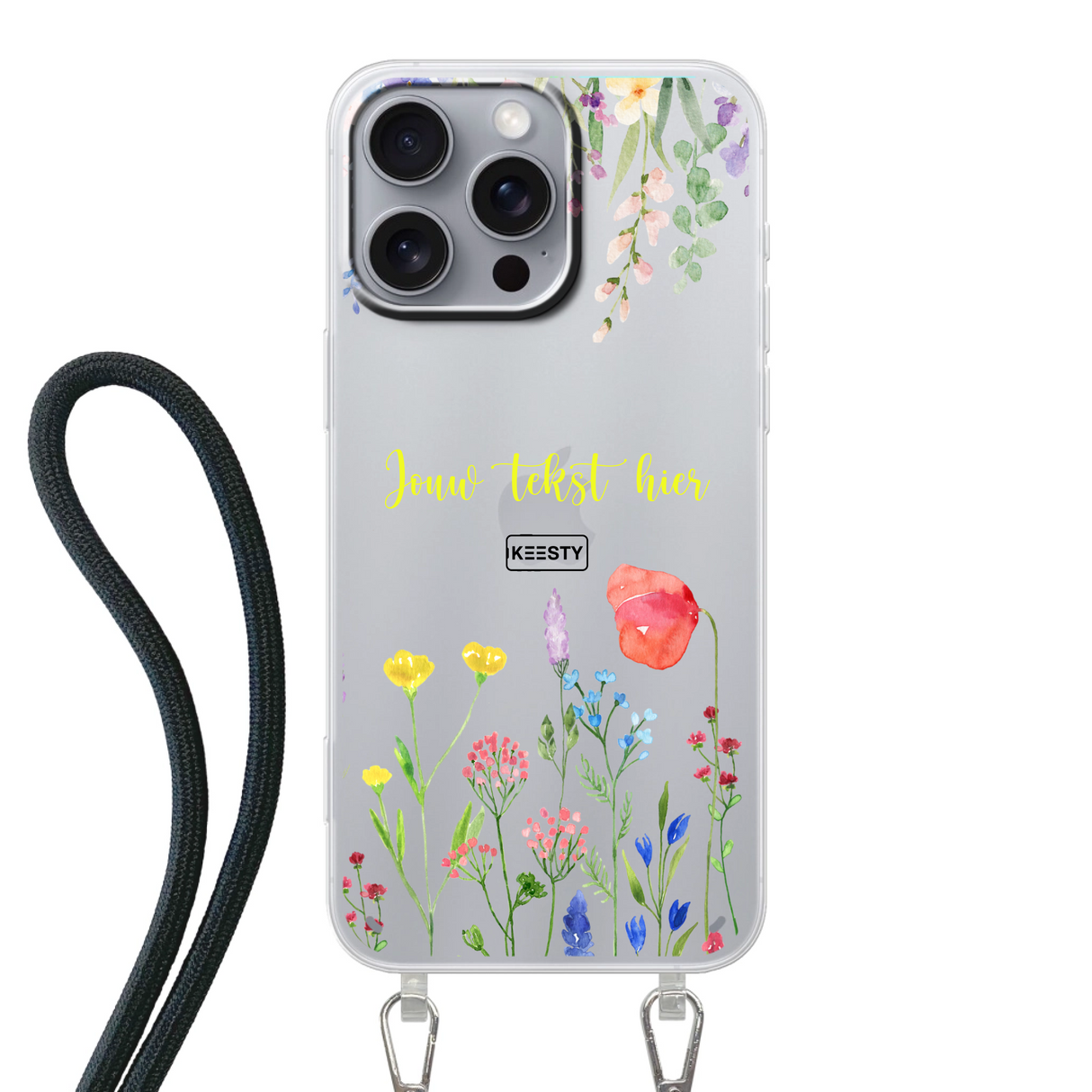 Telefoonhoesje Maken Koord Bloemen 2 