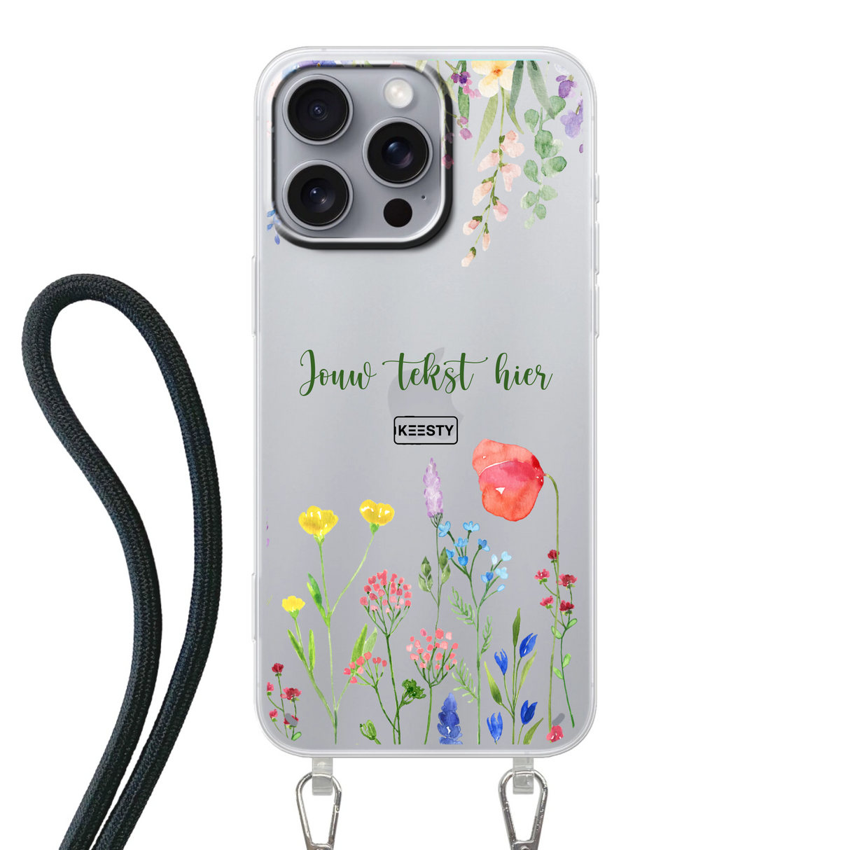 Telefoonhoesje Maken Koord Bloemen 2 