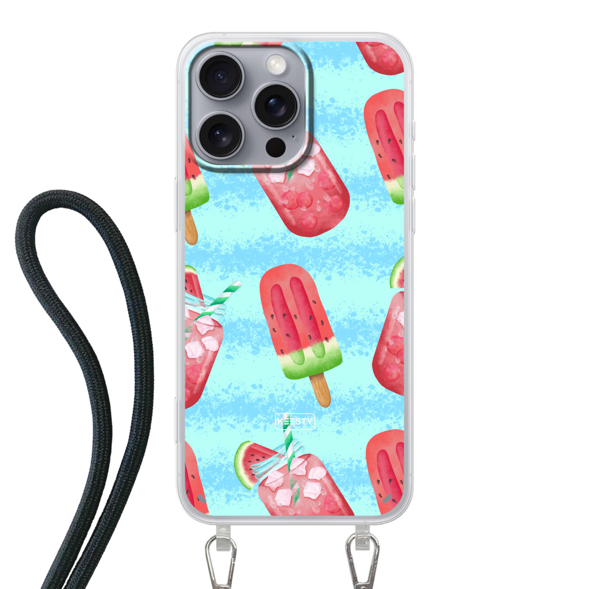 Pastèque - Fabriquez une coque de téléphone avec un cordon