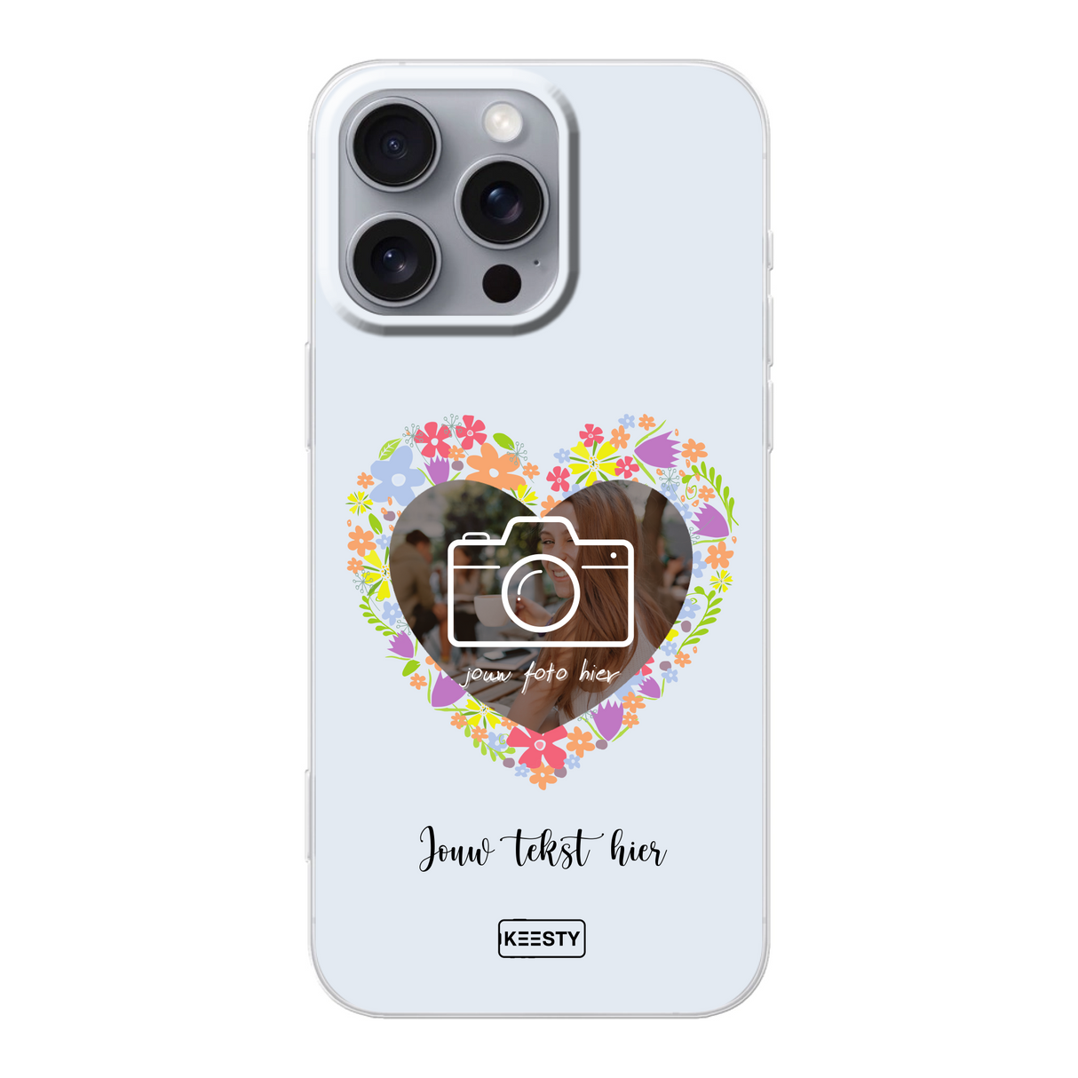 Telefoonhoesje Maken - Floral 4 - Soft hoesje