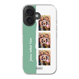 telefoonhoesje met foto met groene strook
