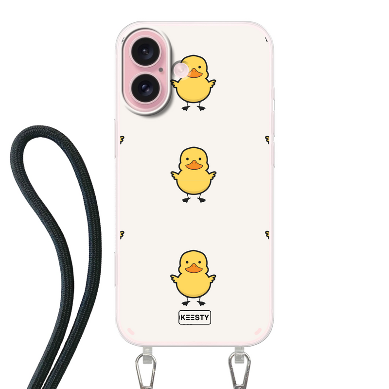 Telefoonhoesje met foto en koord - uniek hoesje ontwerpen voor dagelijks gebruik