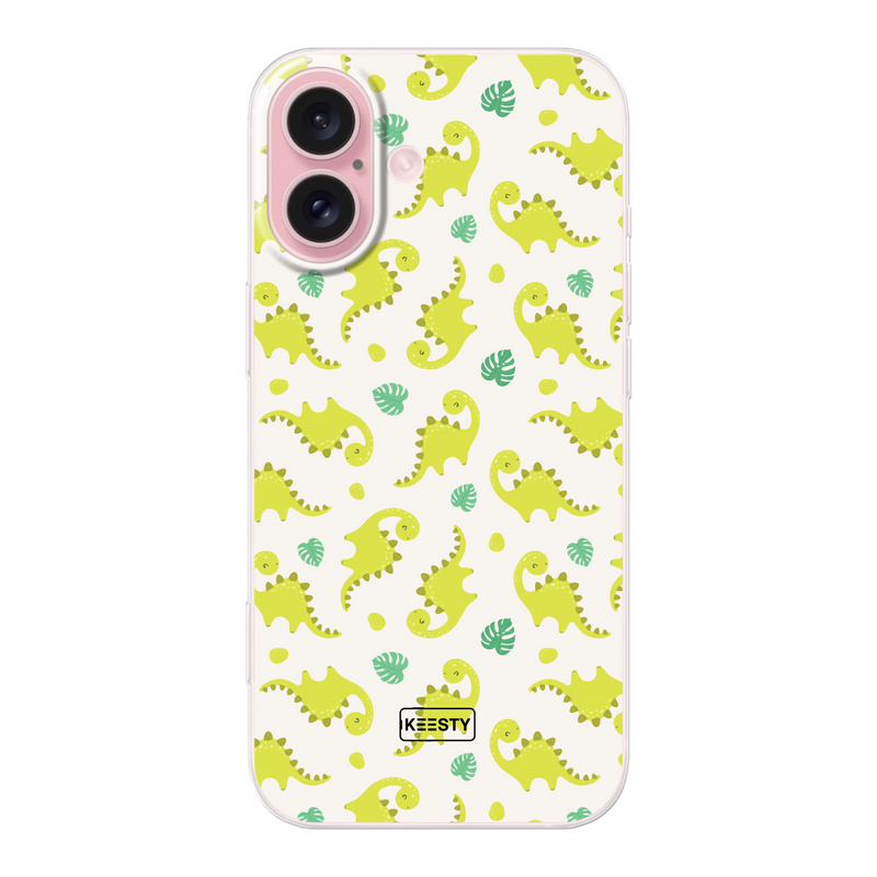 Telefoonhoesje maken Dino geel