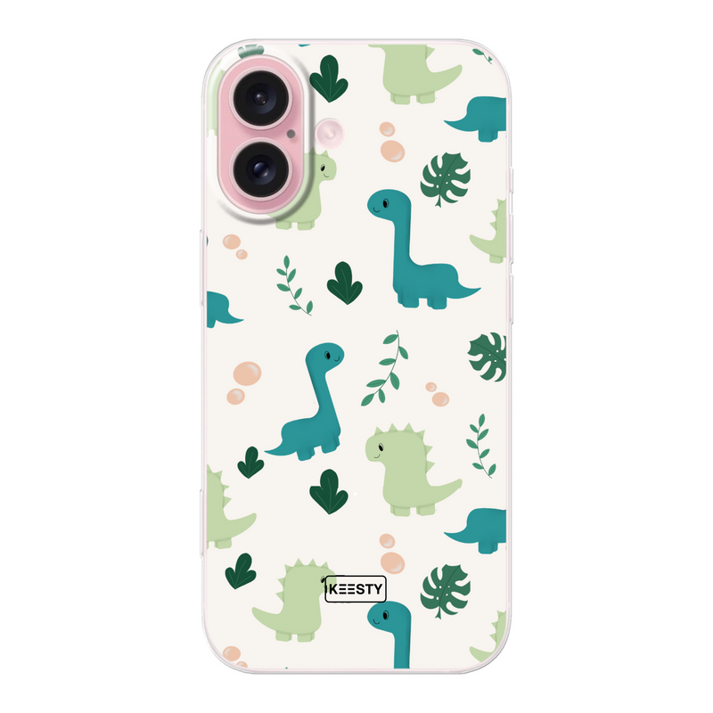 Telefoonhoesje maken Dino geel en blauw