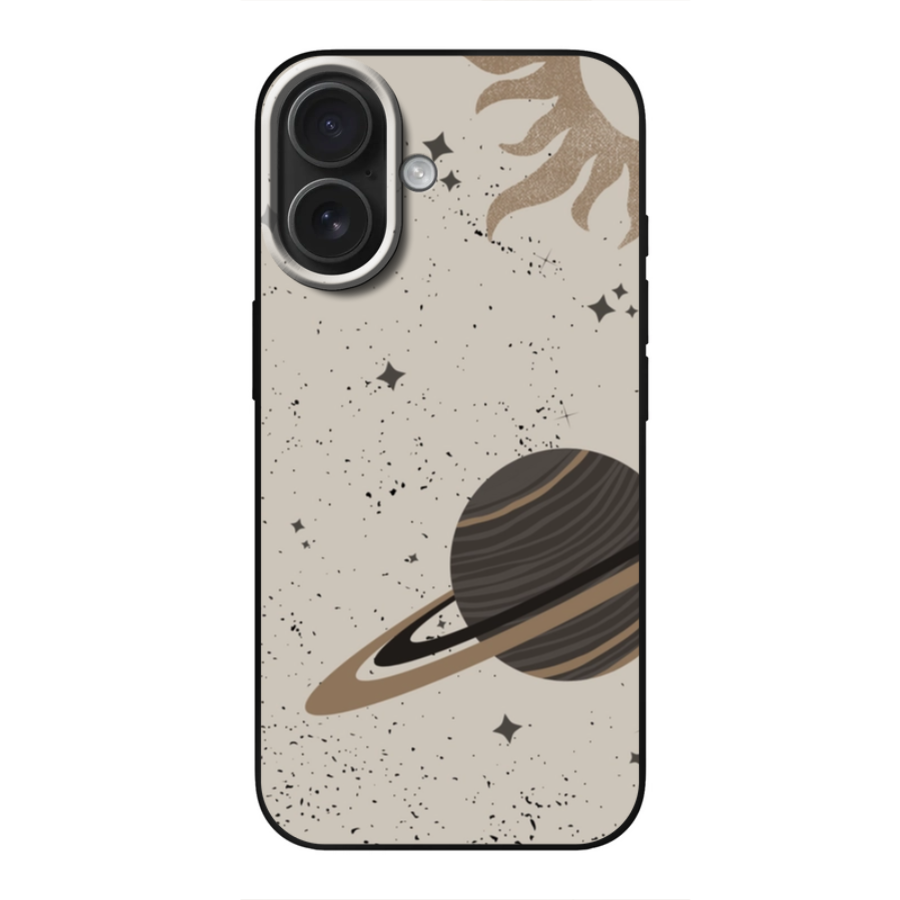 Planète et Soleil - Conception de coque de téléphone