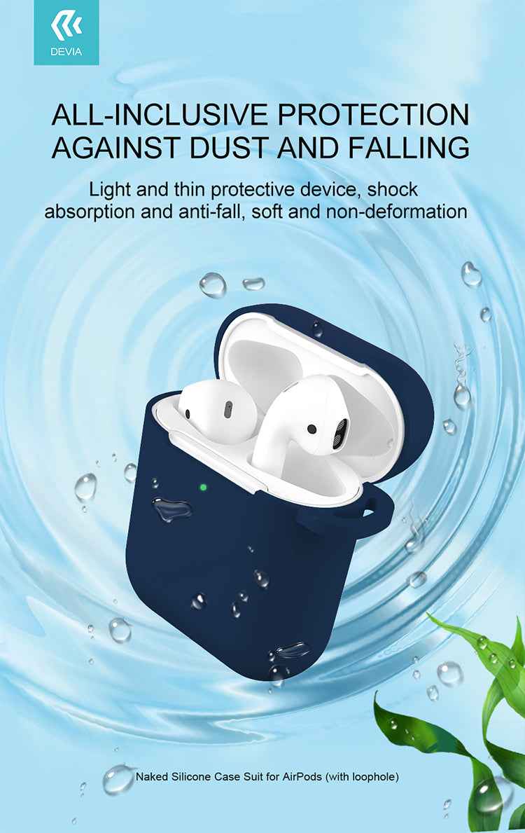 Silicone Case  Airpods With Loophole)