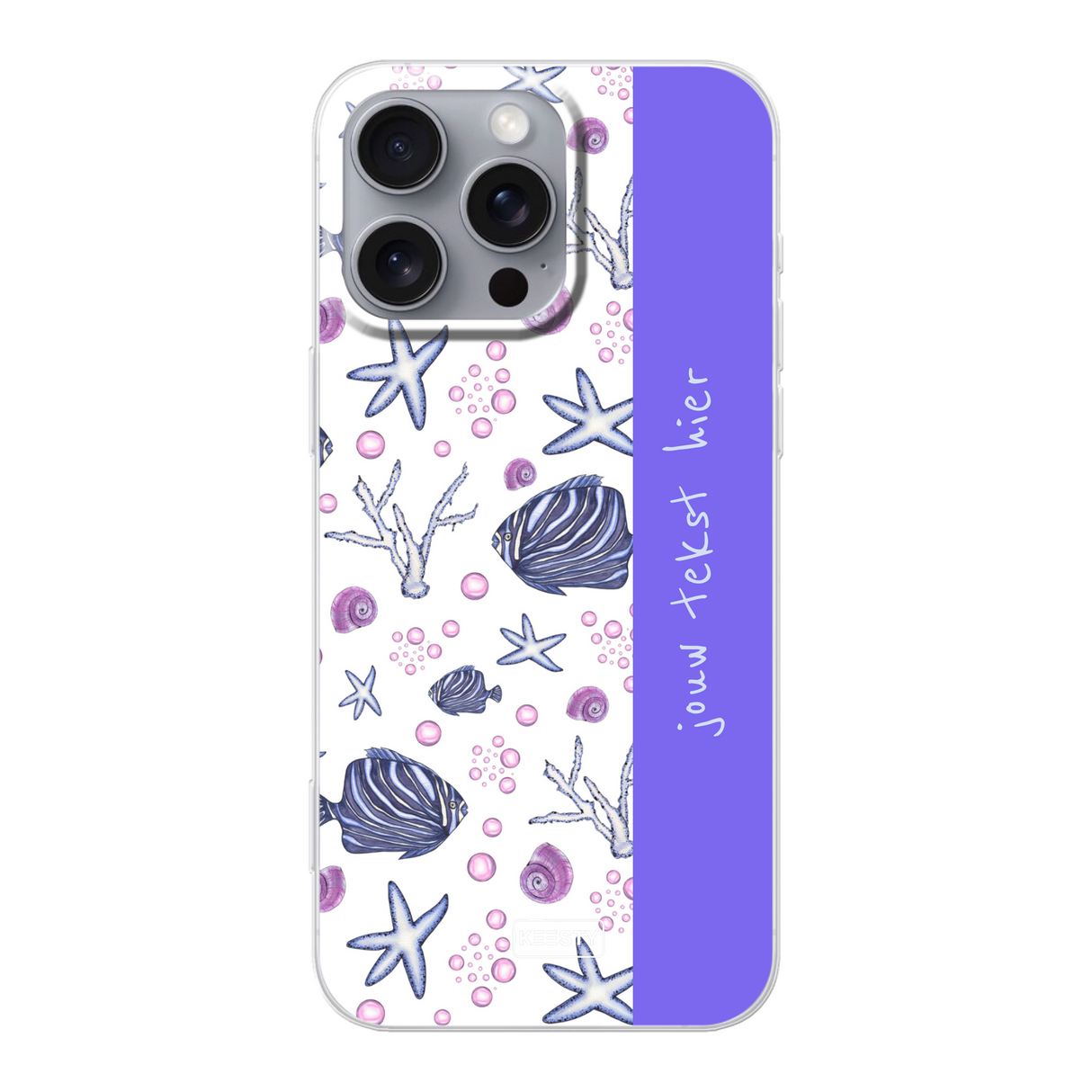 Naam °1 - Coastal Blue - Telefoonhoesje Maken