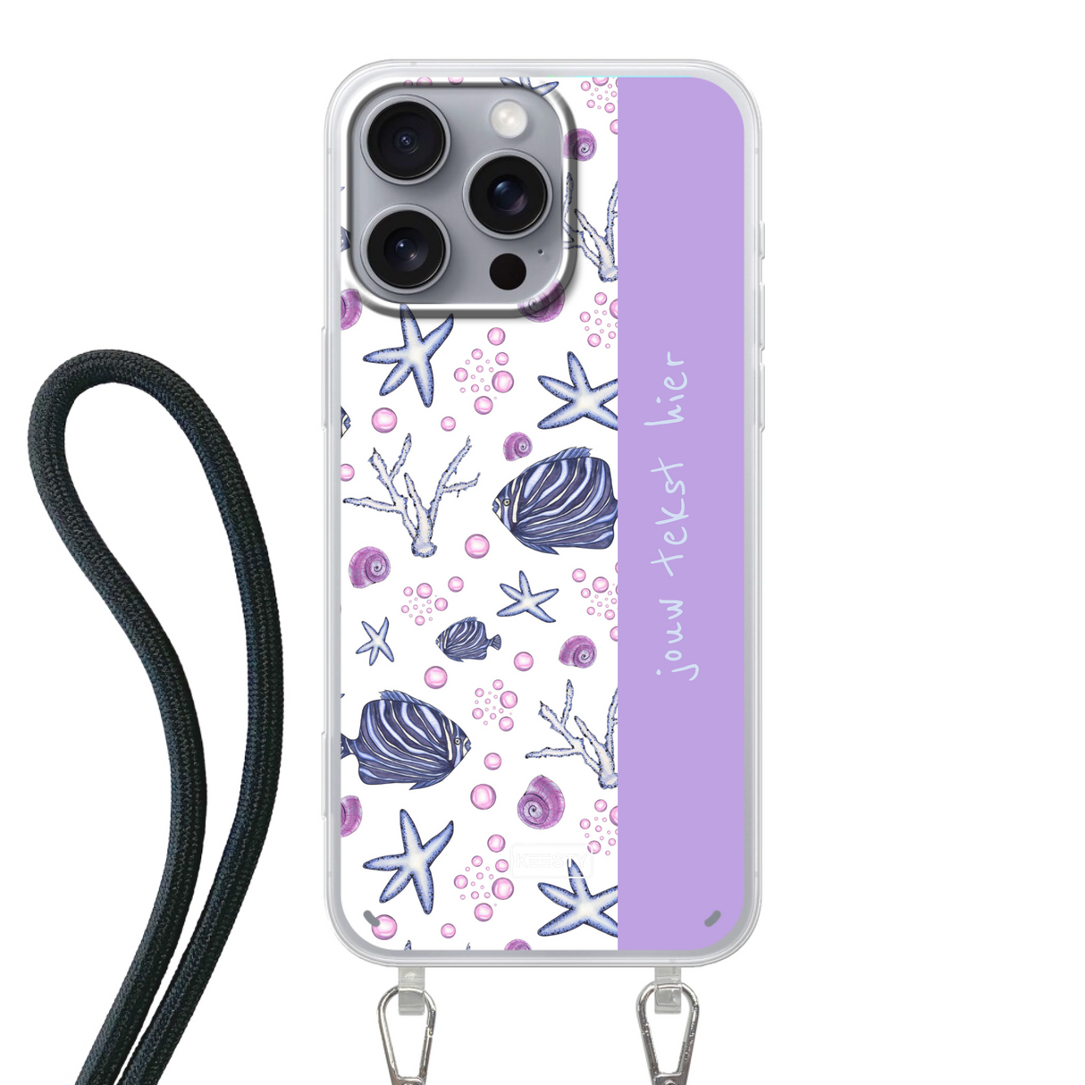 Naam °1 - Coastal Blue - Hoesje Met Koord Maken